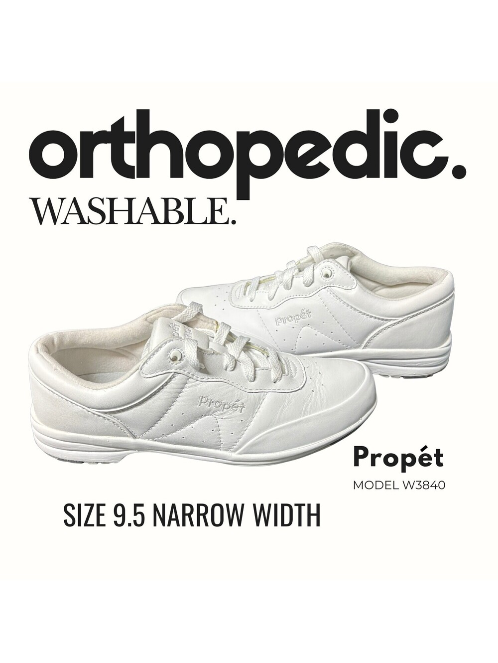 Propet Washable Walker Women's Orthopedic Shoe Size 9.5 Narrow W3840